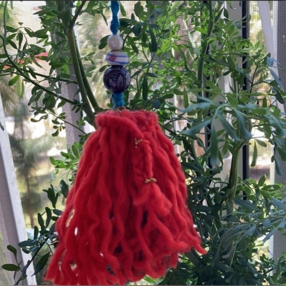 Mermaid macrame Hanger Doll Handmade  100% Handmade - Picture 3 of 12